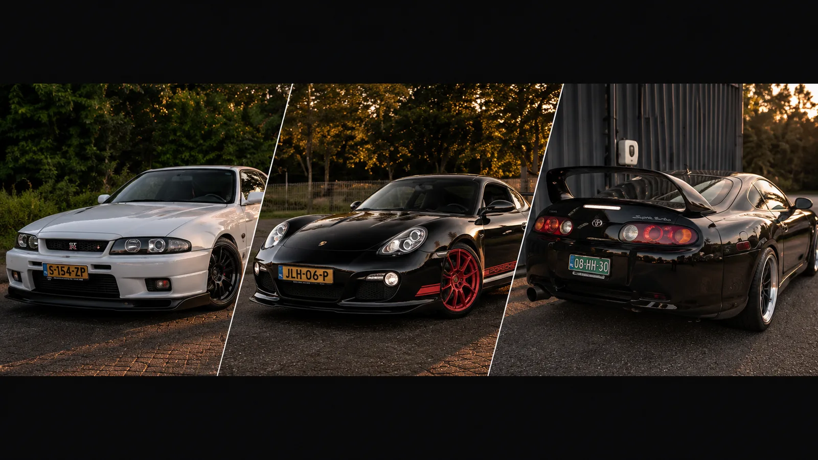 Nissan Skyline GT-R, Porsche Cayman en Toyota Supra — eerder geïmporteerd door Victoria Car Centre